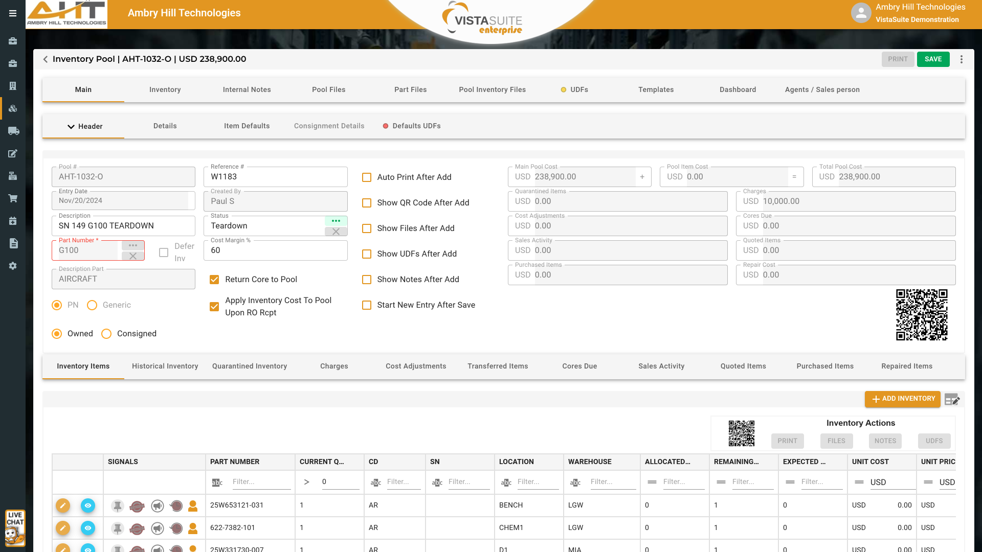 Pool Inventory Aviation Inventory Pools and Consignment Management | Ambry Hill ...